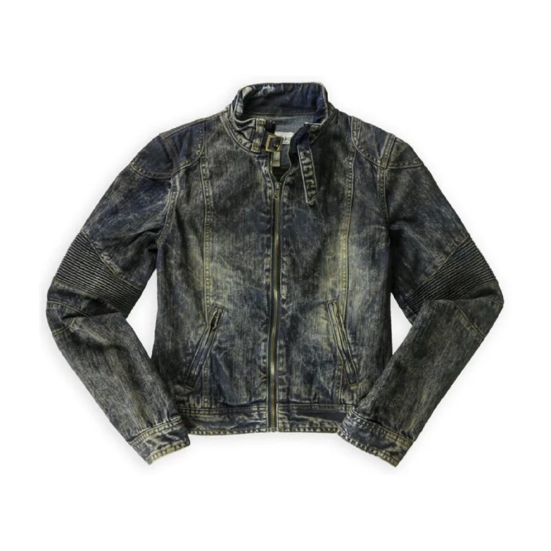 Ecko Unltd. Womens Moto Jean Jacket