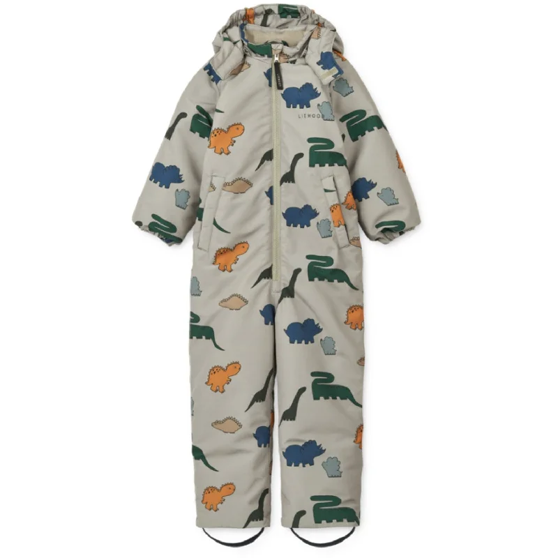 LieWood Dinosaurs / Mist Isa Snowsuit