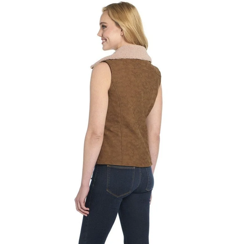 Cripple Creek Western Vest Womens Aviator Havana Brown CW8139