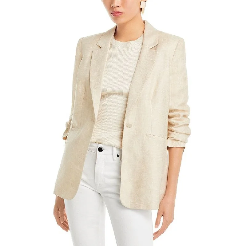 Cinq a Sept Women's Khloe Tumbled Woven Blazer Khaki