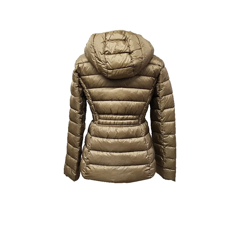 Michael Michael Kors Women's Dark Camel Hooded Packable Coat Jacket