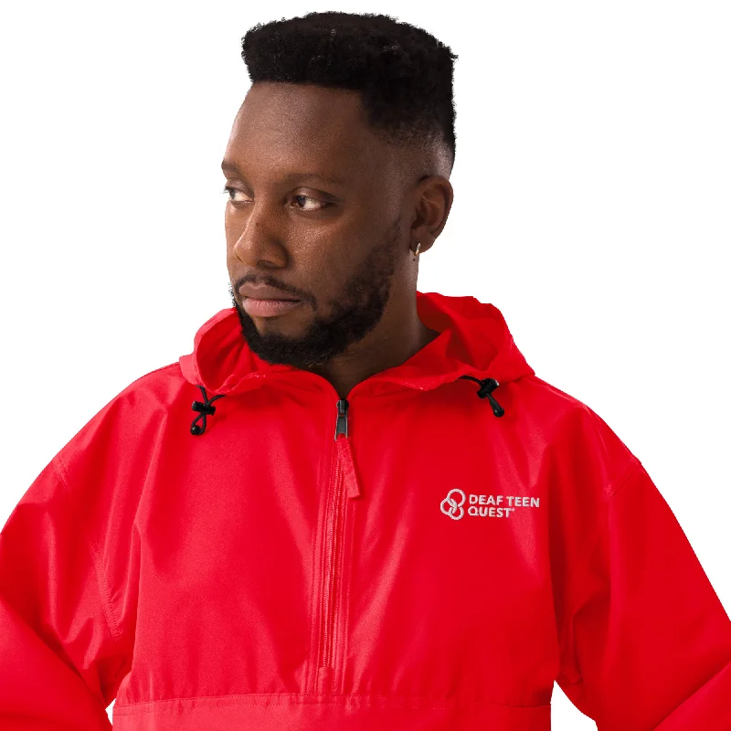 DTQ Embroidered Champion Packable Jacket