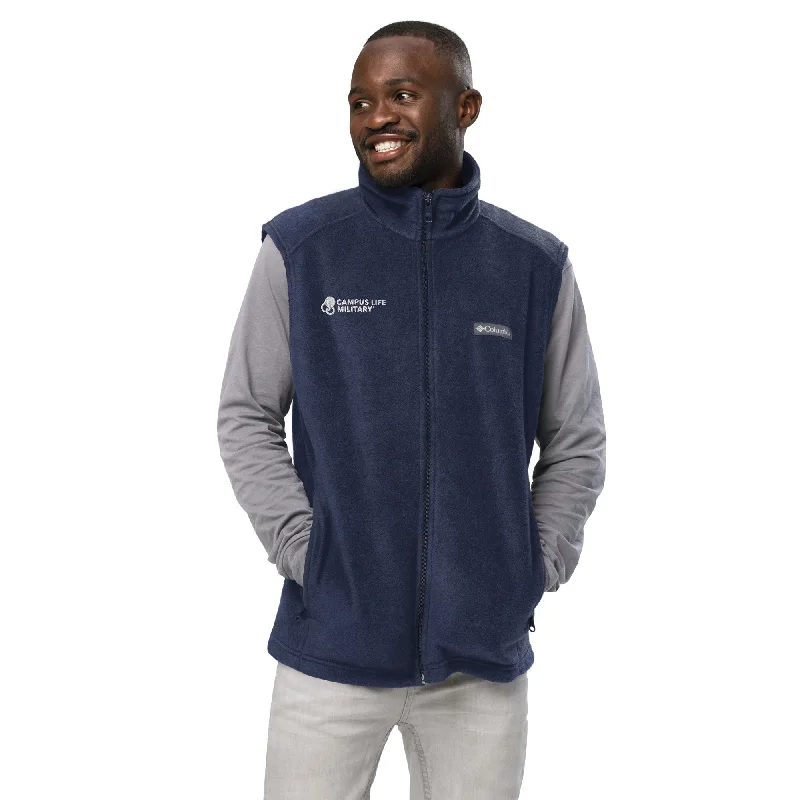 Campus Life Military Men’s Columbia Fleece Vest