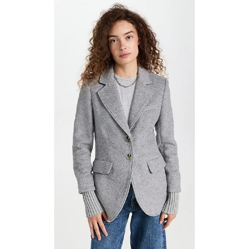 Favorite Daughter Women's The City Blazer Forest Grey