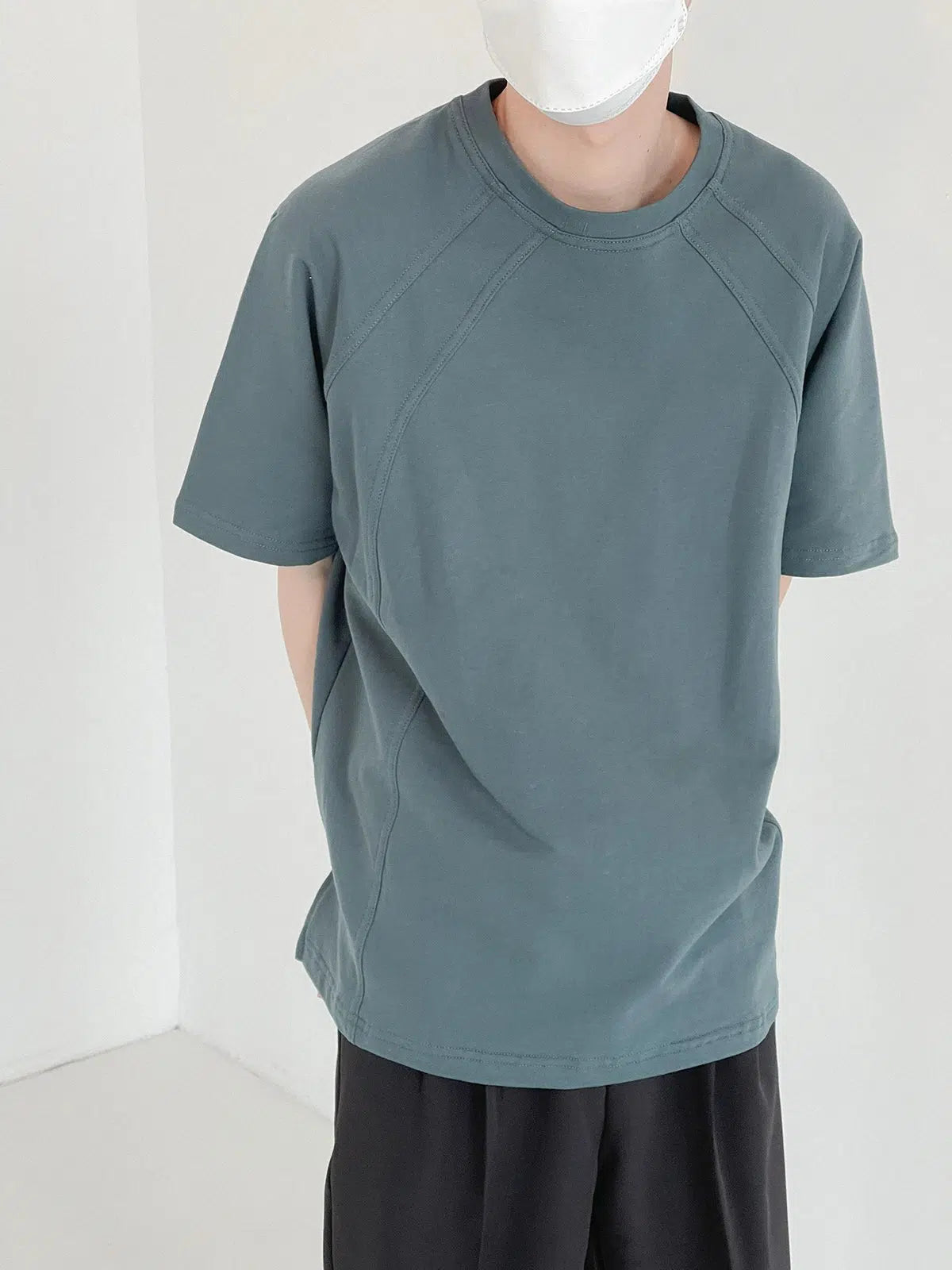 Solid Color Minimalist Short-Sleeved T-Shirt