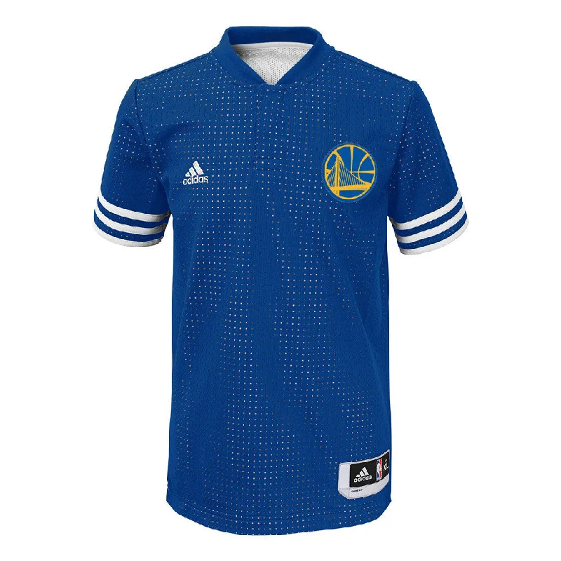 Golden State Warriors Adidas Youth Shooter Warm Up Shirt