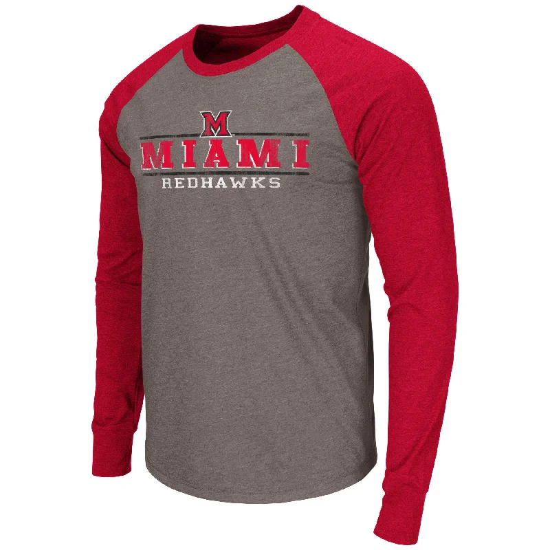 Miami Redhawks Colosseum Tailback L/S Men's Shirt