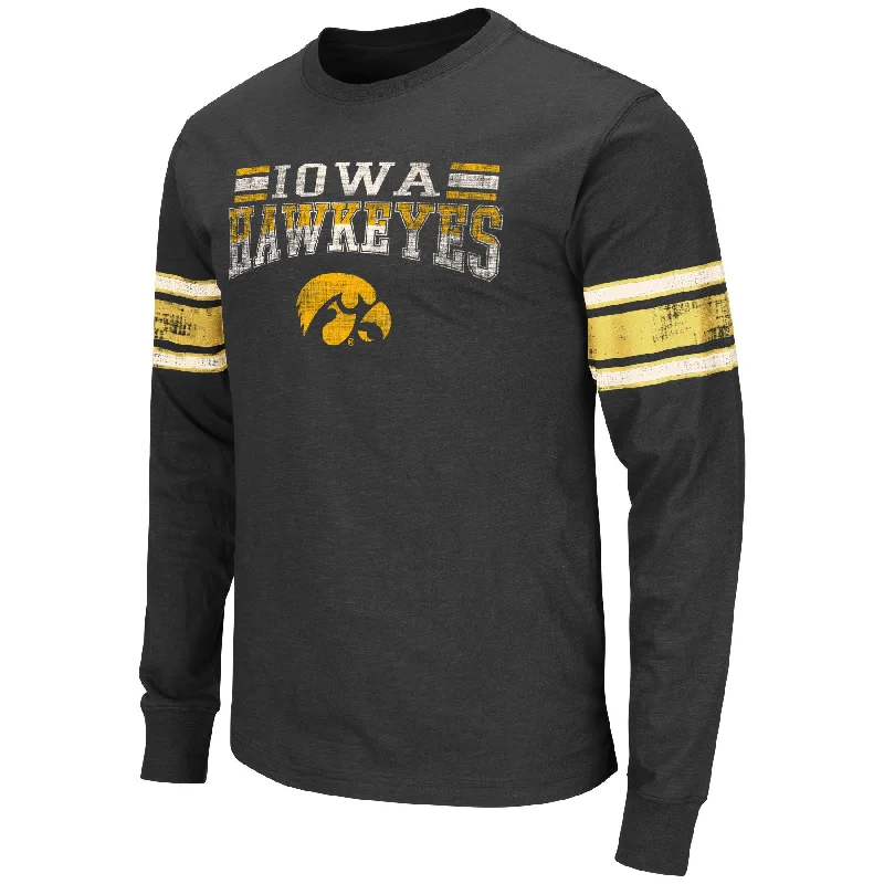 Iowa Hawkeyes Colosseum Gridiron L/S Men's Shirt