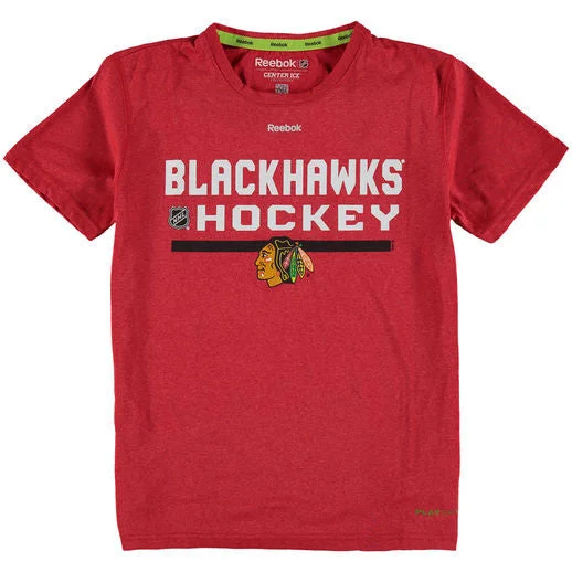 Chicago Blackhawks Reebok Center Ice Performance Youth PlayDry Shirt