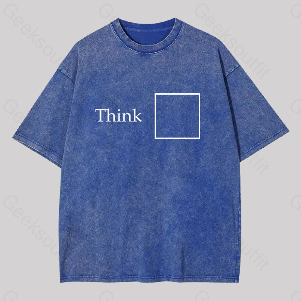 Think Outside the Box Washed T-shirt