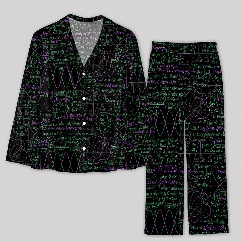 Math Function Curve Pajamas Set