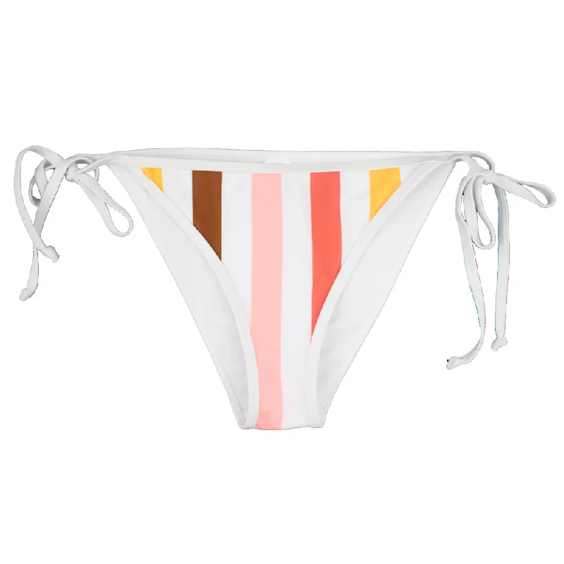 Women's Striped Tie-Side Bikini Bottom,Multi