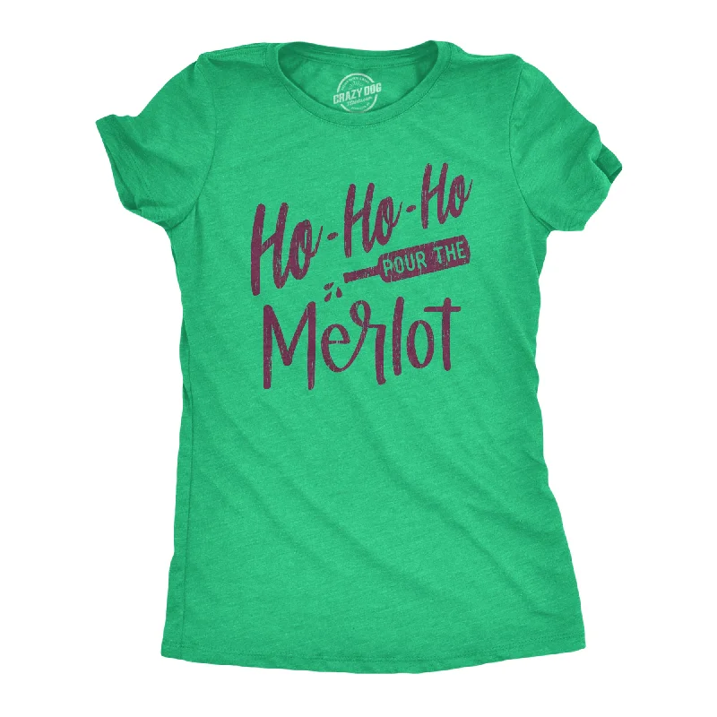 Ho Ho Ho Pour The Merlot Women's T Shirt