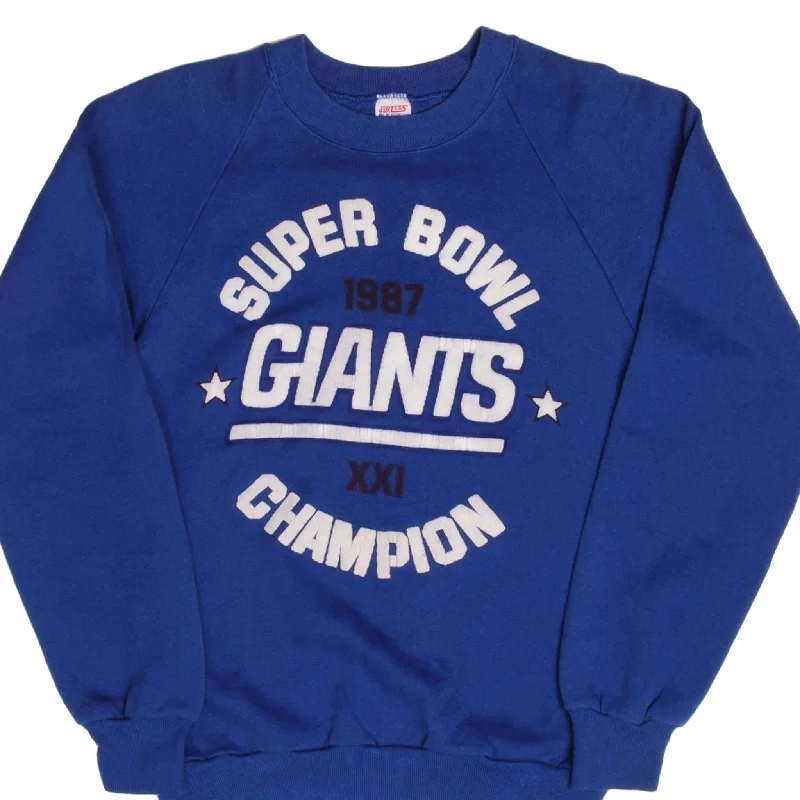 VINTAGE NFL NEW YORK GIANTS SWEATSHIRT 1987 SMALL MADE USA