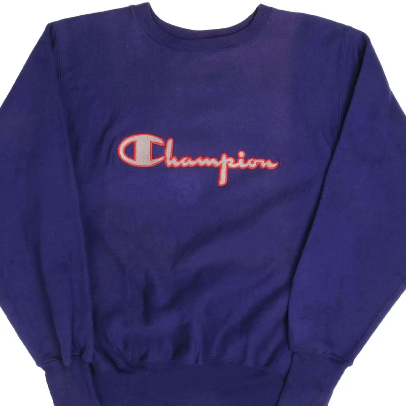 VINTAGE REVERSE WEAVE CHAMPION SPELLOUT SWEATSHIRT 1990S SIZE MEDIUM MADE IN USA