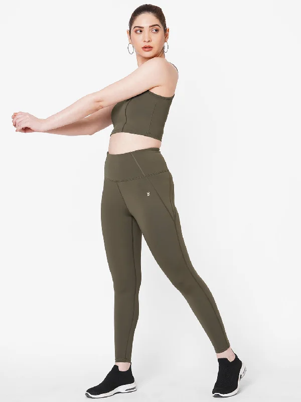 Olivine Basic High Waist Leggings