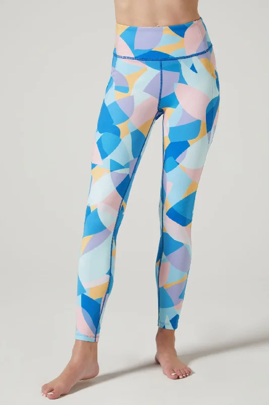 Dakota Legging Block Leaves