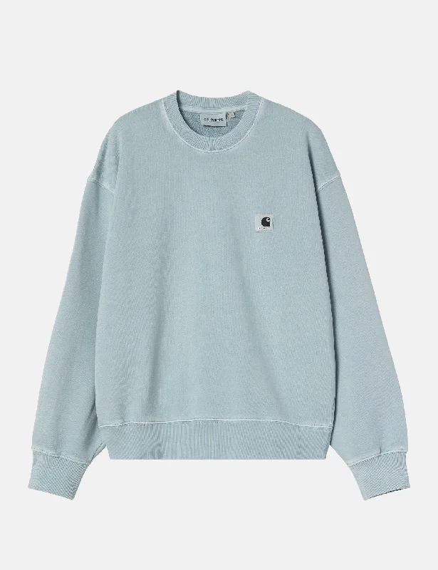 Carhartt WIP Women's Nelson Sweatshirt (Balloon) - Dusty Ice Blue