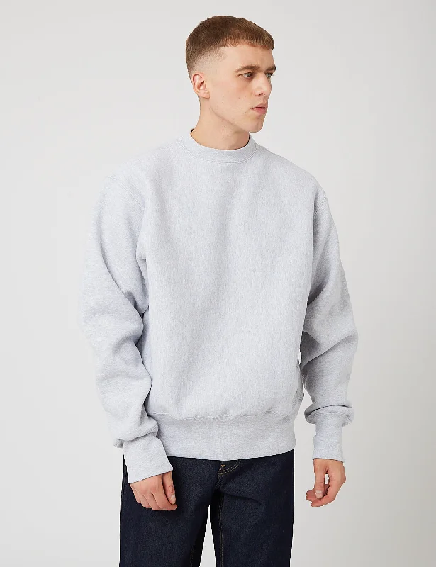 Camber Crew Neck Sweatshirt (12oz) - Ash Grey