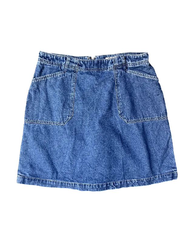 Vintage Denim Skort