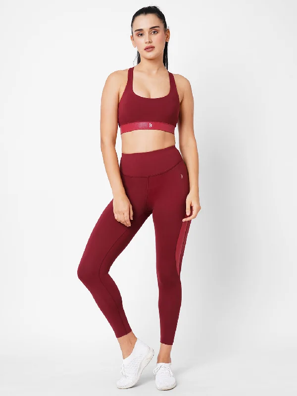 Aurora Red Leggings